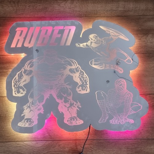 Superhero rainbow led - led, up