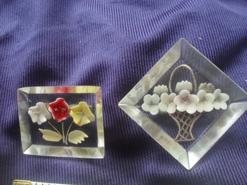 Vintage reverse carved - 40's,