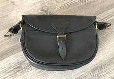 Vintage Bentley Leather Cartridge Bag. Genuine Item . Classic Old English.