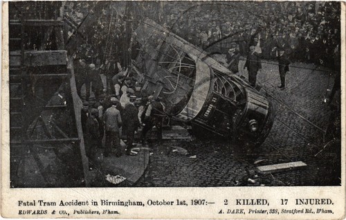 Tram accident 1907 - pc,