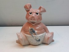 Natwest Baby Pig Money Bank Figurine With Stopper