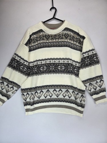 Vintage acrylic chunky sweater - vintage,