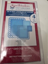 Spellbinders Nestabilities Lattice Rectangles