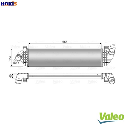 Charge air cooler - air, for