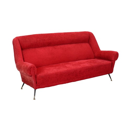 Vintage seater sofa brass - seater,