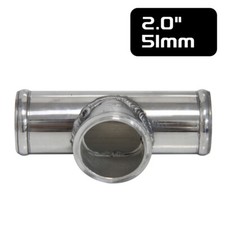 Universal V-band BOV Flange 2.0" 51mm Tube Pipe Blow off Valve Turbo Silver