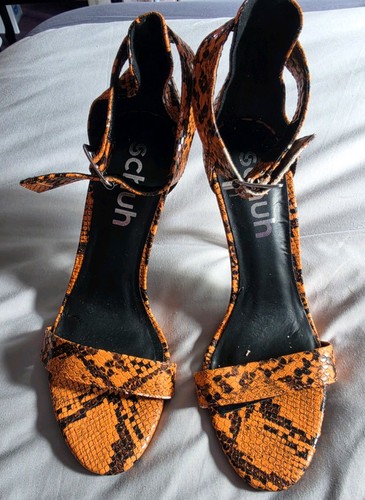 Schuh orange snake skin - schuh,
