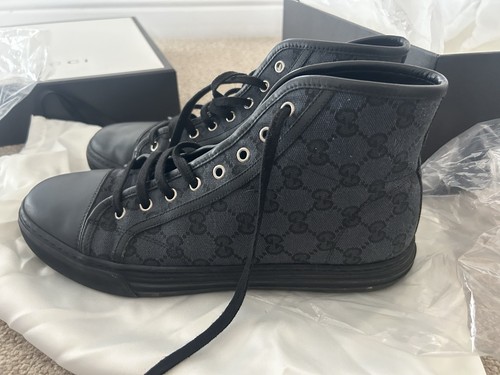 Gucci black logo canvas - gucci,