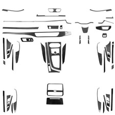 For Audi A4 B9 2017-2019 Carbon Fiber Full Kit Interior Trim