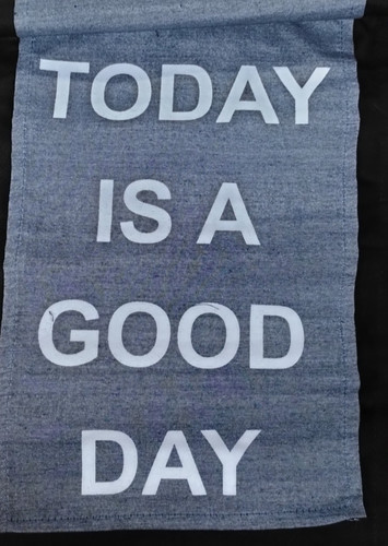 Cotton wall hanging today a - wall,