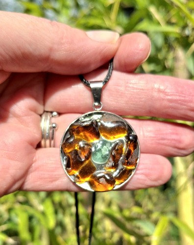 Irish sea glass necklace - irish,