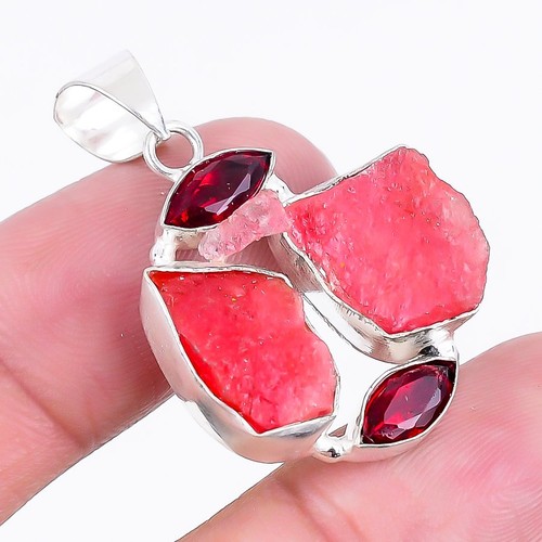 925 silver overlay garnet - 925,