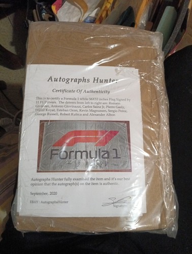 Formula 56x32 flag signed - 1,