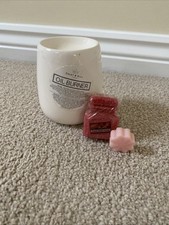New Coley And Gill Ceramic Oil Burner & Yankee Candle Home Sweet Home Wax Melt
