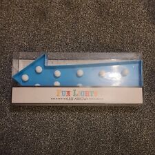 Blue LED Arrow Fun Party Marquee Wall Mount Light