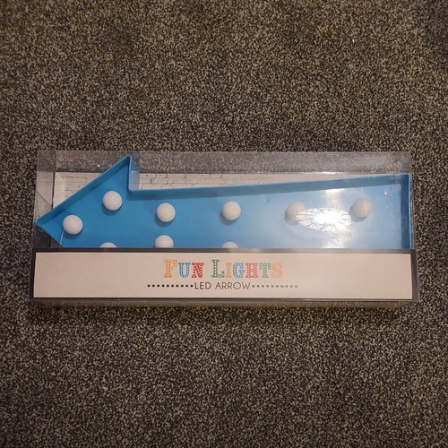 Blue led arrow fun party - blue,