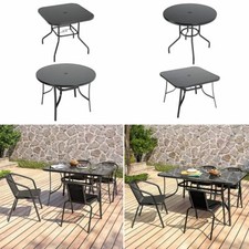 Black Furniture Set Garden