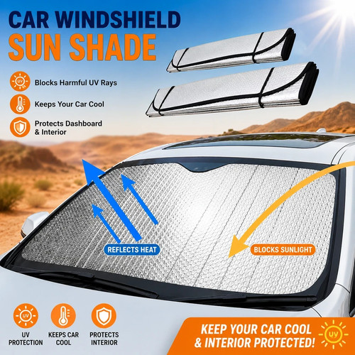 Universal folding foil sun - folding,