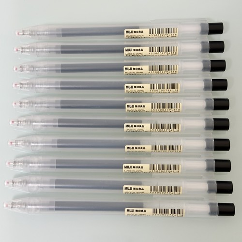 Muji gel ink ballpoint pens - ballpoint,
