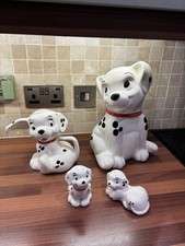 Disney Dalmatians cookie jar, teapot, salt & pepper cellars. genuine, no reserve