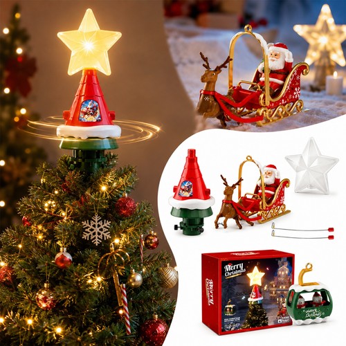 Christmas tree topper - christmas,