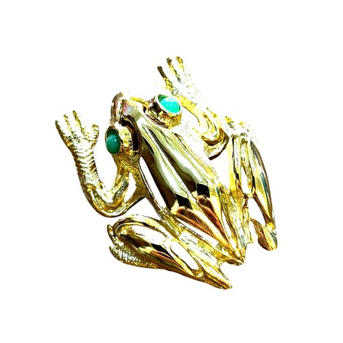 Vintage 1990 frog - 1990's, brooch