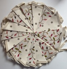 Handmade Oilcloth Bunting -
