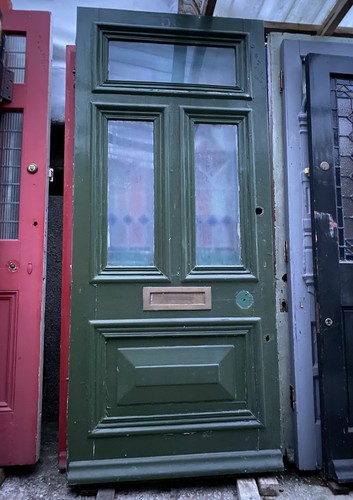 Extra large antique 4 panel - -,