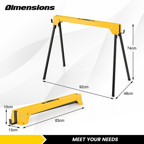 Twin pack folding sawhorses - twin,