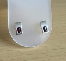 Vintage 925 Silver Garnet 