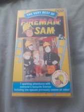 The Very Best of Fireman Sam VHS Video Cassette Tape UK PAL 1992 Children’s TV