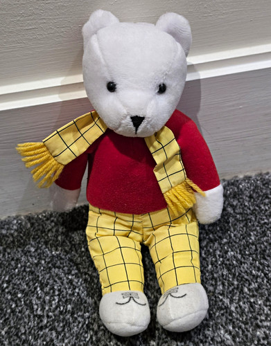 Rupert bear plush teddy - rupert,