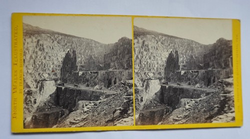 Stereoview card penrhyn - stereoview,
