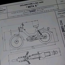 Beta Moped E 50 cc 1979 Engine