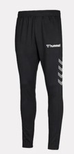 Hummel Football Pants Kids Black - Age 12 Y - Size 152 - Zip Bottoms - Joggers 
