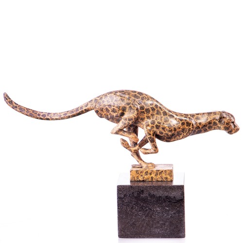 Modern bronze sculpture - bronze,