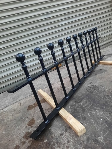 Wrought iron railings - railings, ornate