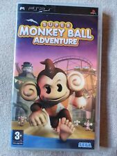Playstation PSP Game Super Monkey Ball Adventure Plus Case & Manual