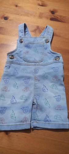 Baby boys dungarees soft denim - dungarees,