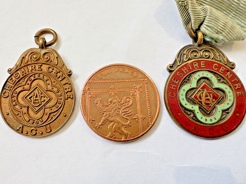 Vintage brass enamel - brass,