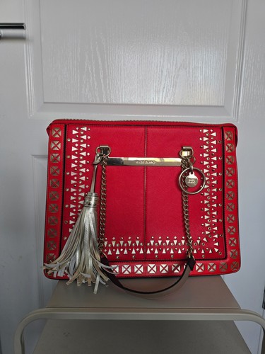 River island red gold studded - river,