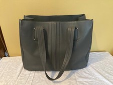 Valextra - Leather Handbag - Grey - Very Good Condition 