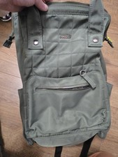 Boscha Rucksack/ Handheld Bag In Kahki Green