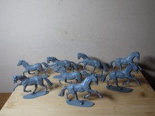 Vintage Airfix Horses  Indian , Cowboy   1/32 scale toy soldiers