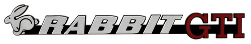 Tailgate badge rabbit gti - tailgate,