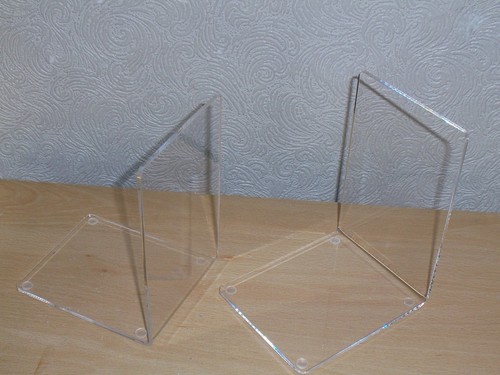 Pair clear acrylic - of,