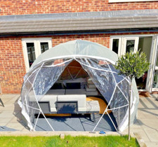 3.6M 12FT Garden Dome Bubble Tent Greenhouse Camping Dining Gazebo