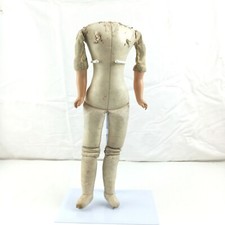 Antique leather doll body