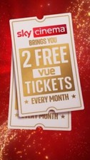 2 x Vue Cinema Codes for Free Tickets NOT FRI & SAT. Valid to 30.10.25 E Codes