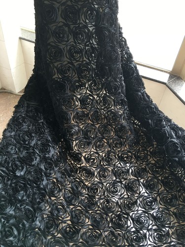 Rose bridal evening dress - 3d,